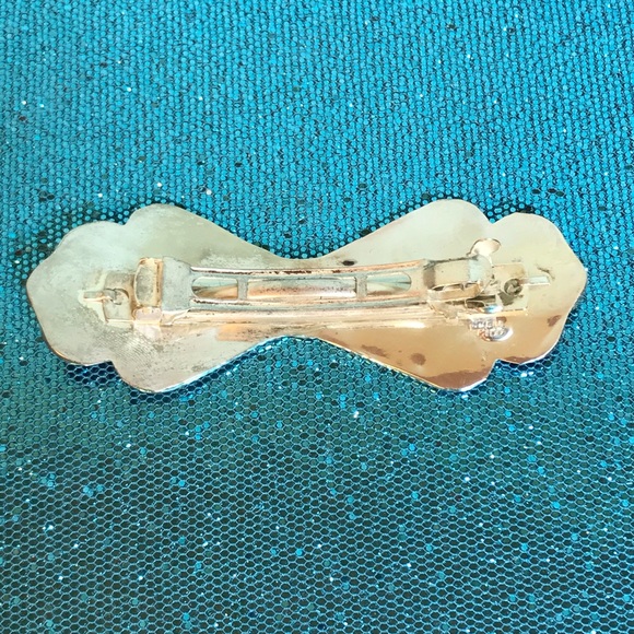 Mexican Designed Inlaid Shell Barrett - Picture 5 of 8